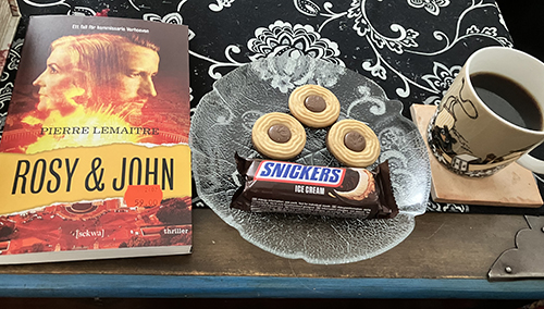 Eftermiddagsfika med Rosy o John Snickersglass o Ballerinakex