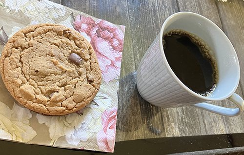Cookie och kaffe Cookie och kaffe