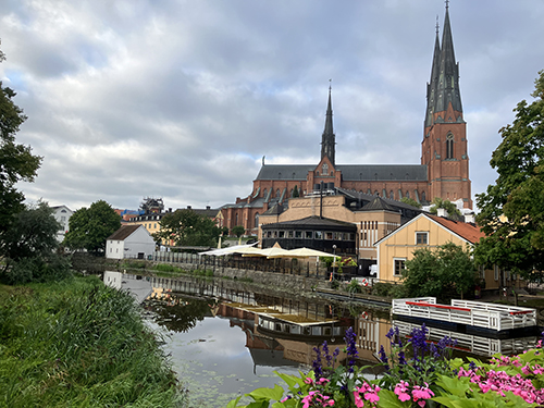 Domkyrkan och ån från St Olofsbron