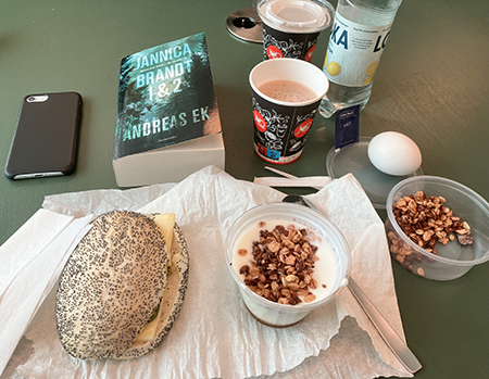 Jobblunch sedvanlig med Jannica Bboken