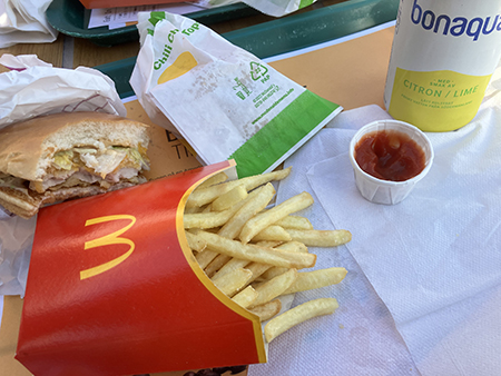 Kycklingburgare på Donken