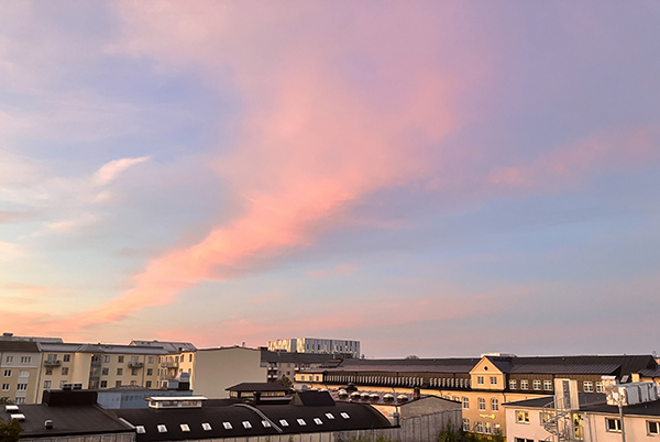Septembermorgonhimmel