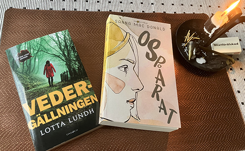 Böckerna Vedergällningen och Ospårat