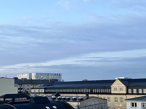 Utsikt mot UKK septembermorgon