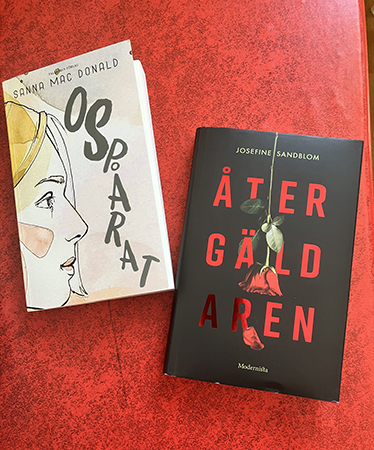 Böckerna Ospårat och Återgäldaren