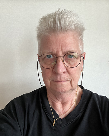 Selfie i mina äldsta jobbglasögon