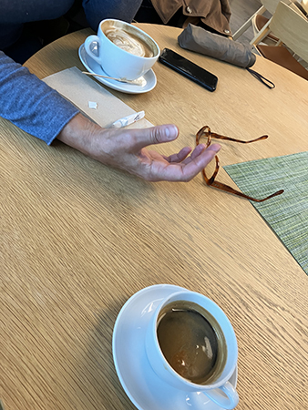 En kaffe med G på jobbet