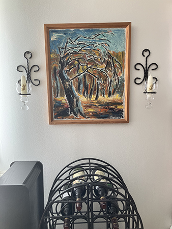 Smideslampetterna Stapelbergträdet och vinskåpet