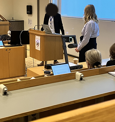 Föreläsare på nätverksträff