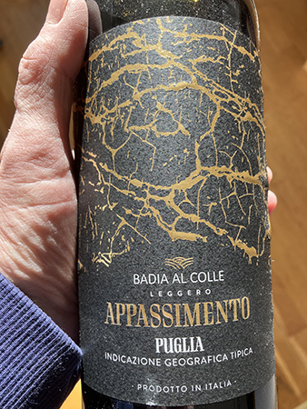 Badia al Colle Leggero Appassimento Puglia 2022