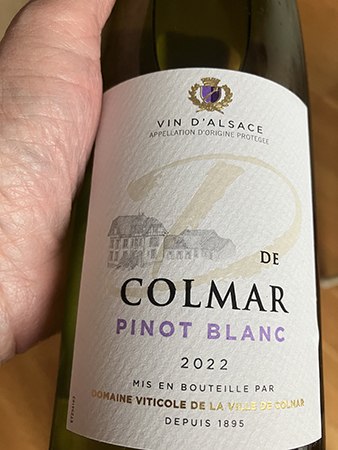 D de Colmar Pinot Blanc 2022