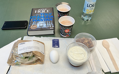 Jobblunch med litteratur