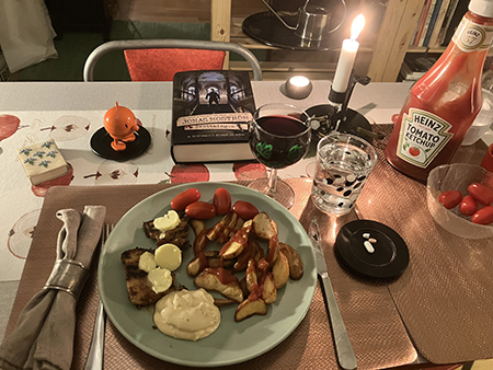 Kalkon med klyftpotatis o tillbehör Hopptimisten boken Drottningen