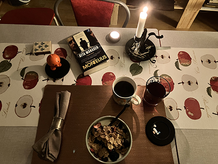 Måndagsfrukost med Hopptimisten tända ljus o Åtta månader