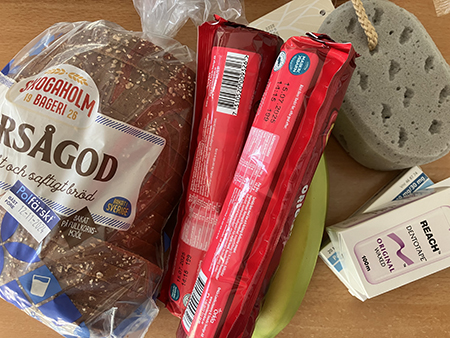 Bröd Ballerina bananer apoteksvaror