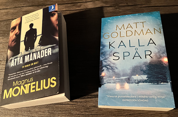 Böckerna Åtta månader och Kalla spår