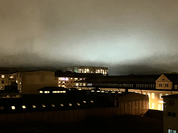 Novemberhimmel över UKK