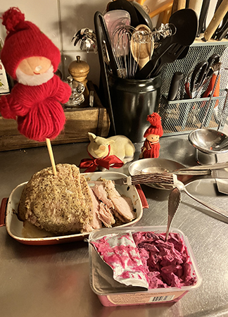 Kalkon och rödbetssallad