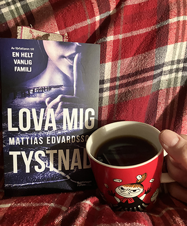 Boken Lova mig tystnad o kaffe på sängen i Lilla Mymugg