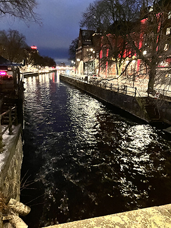 Fyrisån decembermorgon 2024