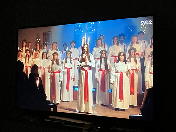 Luciamorgon på SvT
