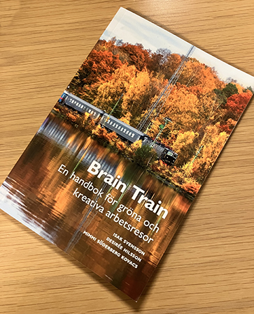 Boken Brain Train en handbok om gröna och kreativa arbetsresor