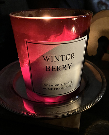 Winter berry ljus