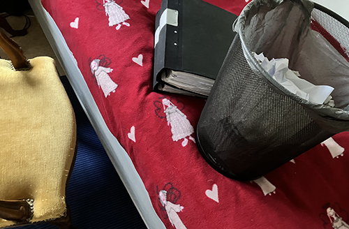 Döstädning i två pärmar med viktiga papper