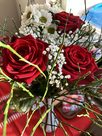 Nyårsbukett från Nya Björck blomsterhandel