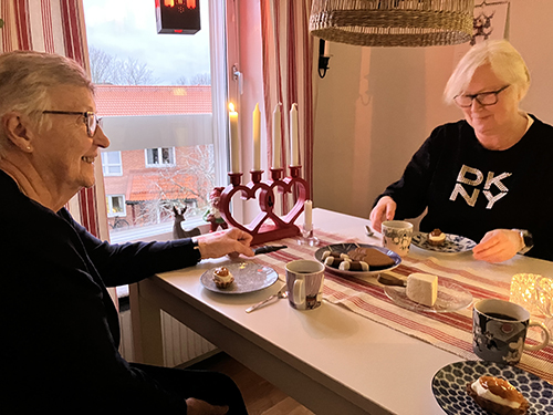 Annas snälla mamma och Anna adventsfika hos Anna 2024 Annas snälla mamma och Anna adventsfika hos Anna 2024