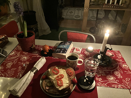 Mackor och kaffe med Hopptimisten och Irène