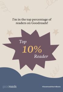 Top Ten percent reader på Goodreads