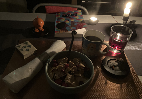 Mörk måndagsfrukost med Hopptimisten o Dashiki Mörk måndagsfrukost med Hopptimisten o Dashiki