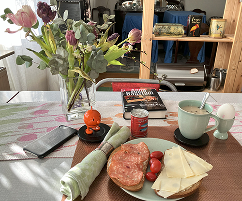 Hemmalunch med risiga tulpaner Hopptimisten Fallet Valentina