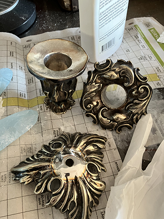 Oputsade kandelaberdelar