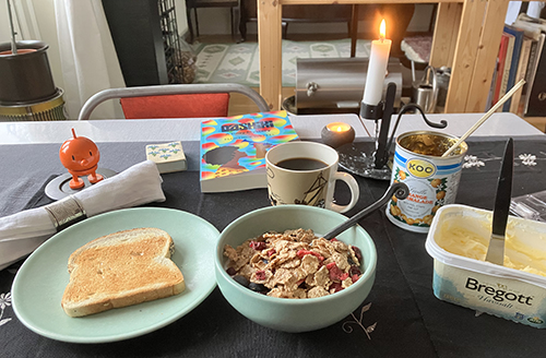 Fredagsfrukost med Hopptimisten o Dashiki