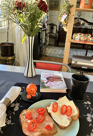 Frukost med nyårsbuketten Hopptimisten och Hannahboken Frukost med nyårsbuketten Hopptimisten och Hannahboken
