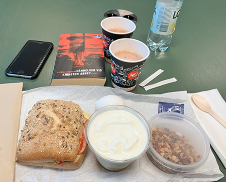 Jobblunch med Händelser vid Kirkston Abbey