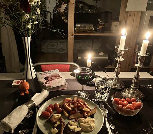 Kalkonmiddag med Hopptimisten och Hannahboken