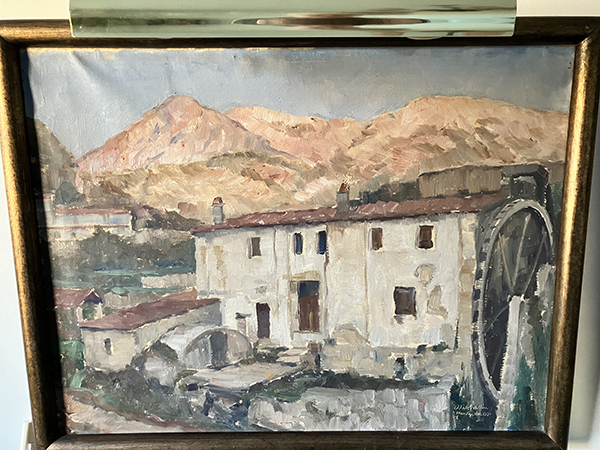 Kvarn i Menton Ellis Wallin 1920