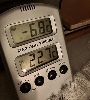 Minus sex komma åtta 14 feb 2025