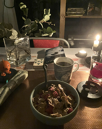 Tisdagsfrukost med Hopptimisten levande ljus o Efterspelet