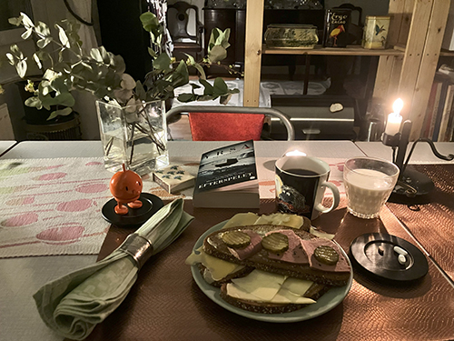 Kvällsmatsmackor med ost och pastej Hopptimisten och Efterspelet