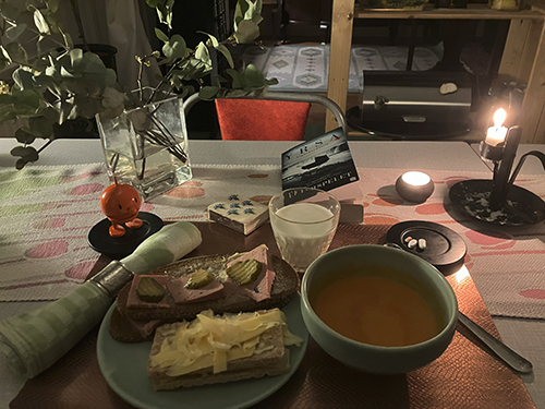 Mackor och tomatsoppa