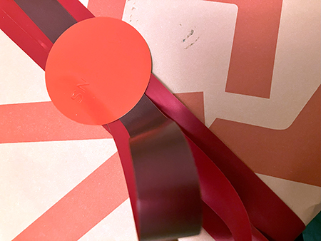 Paket i rött o rosa