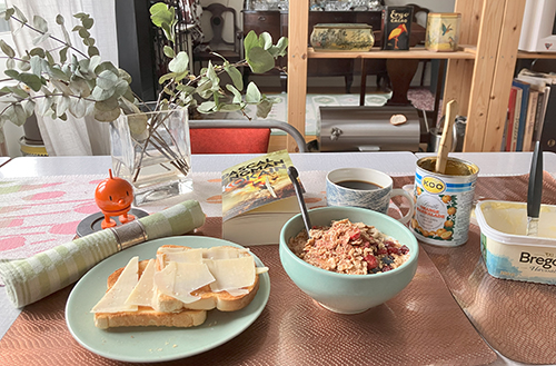 Söndagsfrukost med Hopptimisten boken Kokain rostat bröd o fil Söndagsfrukost med Hopptimisten boken Kokain rostat bröd o fil