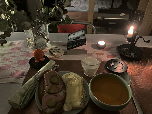 Tomatsoppa mackor Hopptimisten och Efterspelet