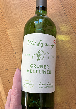 Wolfgang Grüner Veltliner2023 en litersflaska