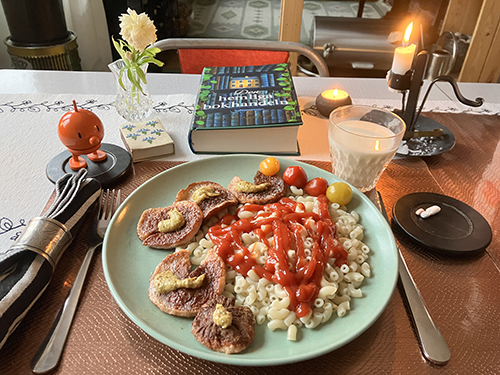 Kalkonkorv och makaroner Hopptimisten Den hemliga bokhandeln