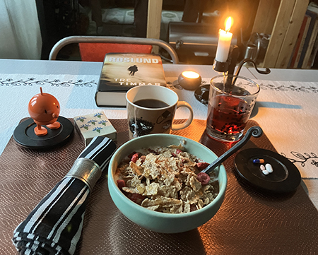 Måndagsfrukost med Hopptimisten o Tre timmar